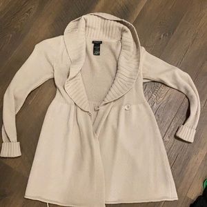 Cashmere wrap sweater